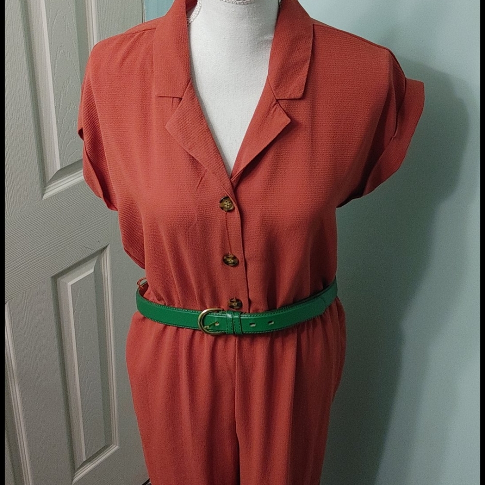 Burn orange jumpsuit
